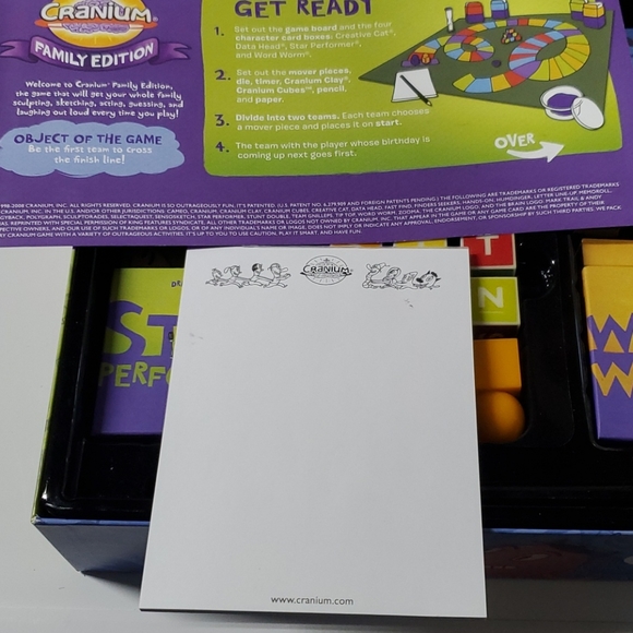 Cranium Board Game With ALL PIECES Fun For Family Time Ages 8+ Interactive Toy - Picture 5 of 17